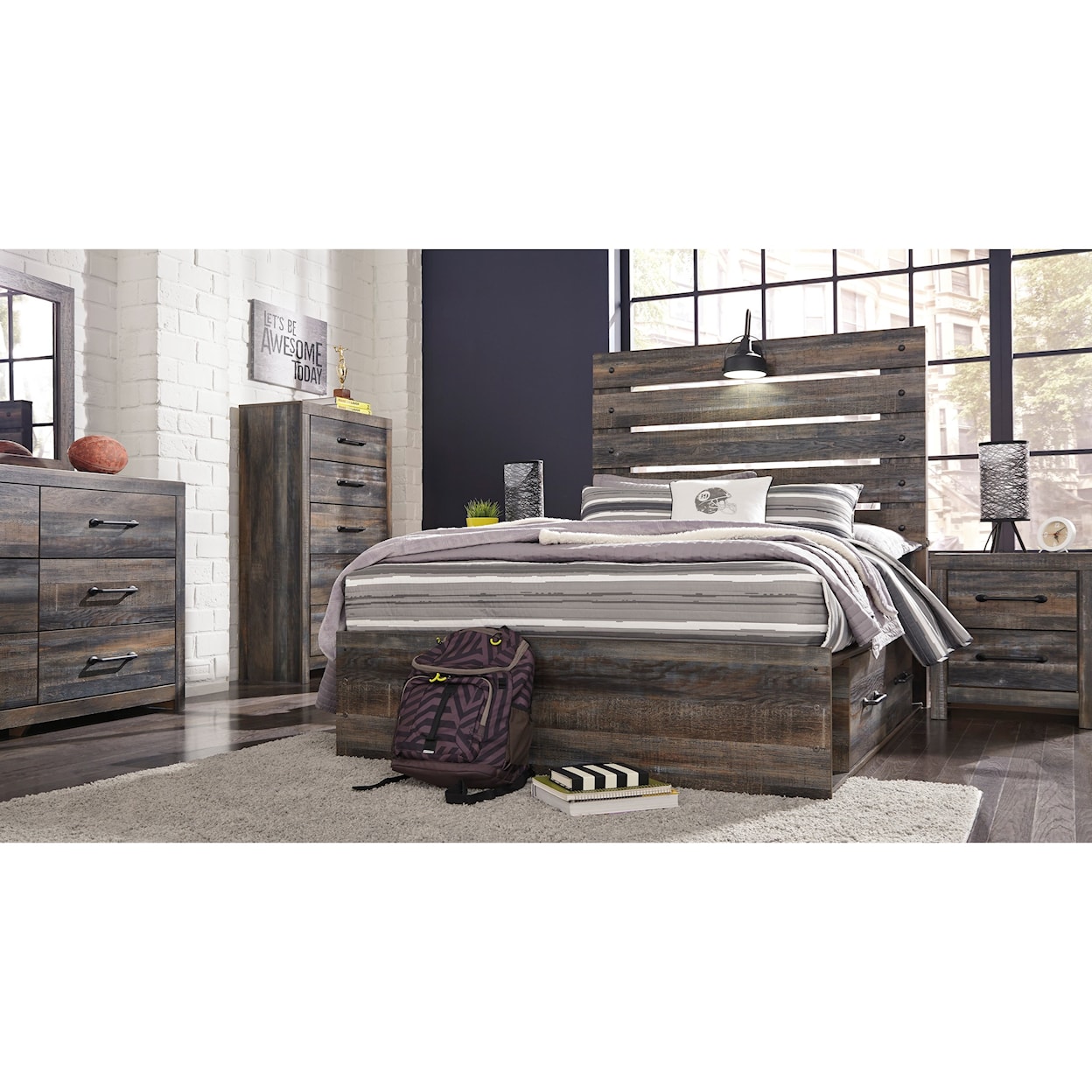 Michael Alan Select Drystan Full Storage Bed with 4 Drawers