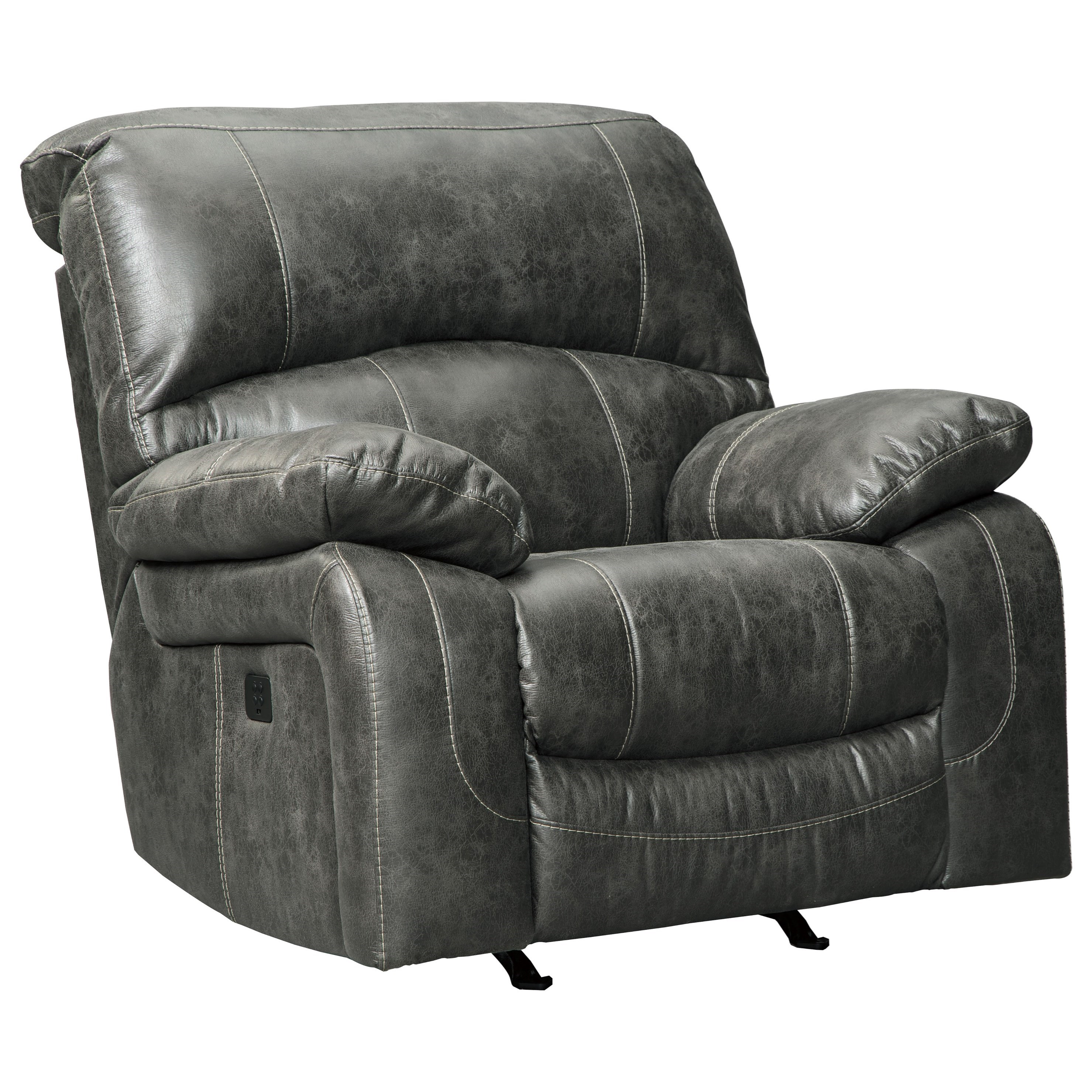 Power rocker recliner with deals adjustable headrest