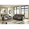 Signature Design by Ashley Furniture Dunwell Power Reclining Sofa w/ Adjustable Headrests