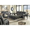 StyleLine Dunwell Power Reclining Sofa w/ Adjustable Headrests