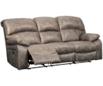 Signature Design by Ashley Dunwell Power Reclining Sofa w/ Adjustable Headrests