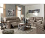 Signature Design by Ashley Dunwell Power Reclining Sofa w/ Adjustable Headrests