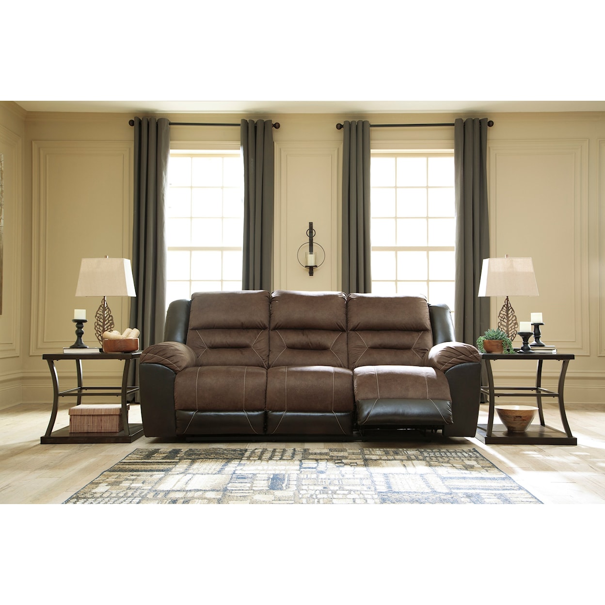 Ashley Furniture Signature Design Earhart Reclining Sofa