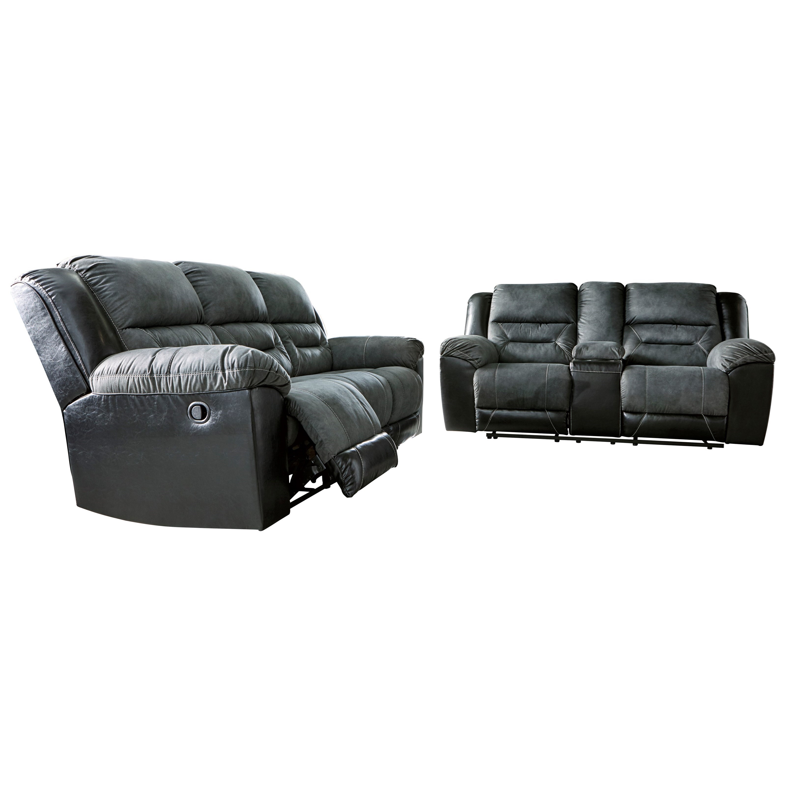 Ashley Earhart 169748904 Casual Reclining Sofa with Pillow Arms