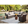 Ashley Signature Design Easy Isle Outdoor 2-Piece Sectional & Lounge Chair Set