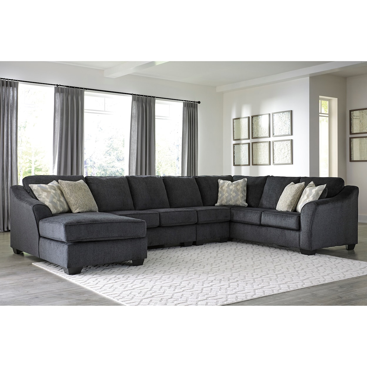 Signature Design by Ashley Eltmann 4-Piece Sectional