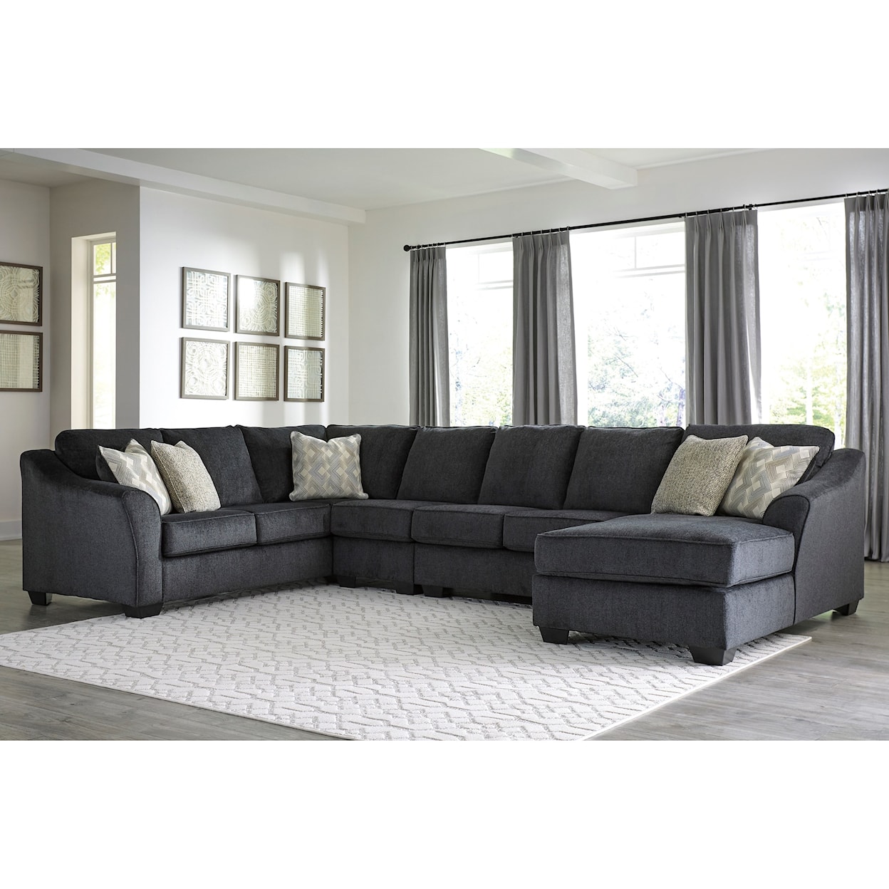 Signature Design by Ashley Eltmann 4-Piece Sectional