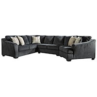 3-Piece Sectional with Right Cuddler