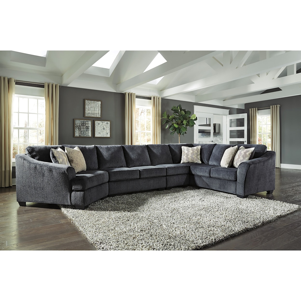 Signature Design by Ashley Furniture Eltmann 3-Piece Sectional with Left Cuddler