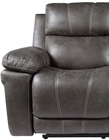 Power Reclining Sofa w/ Power Headrest