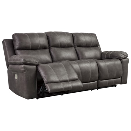 Power Reclining Sofa w/ Power Headrest