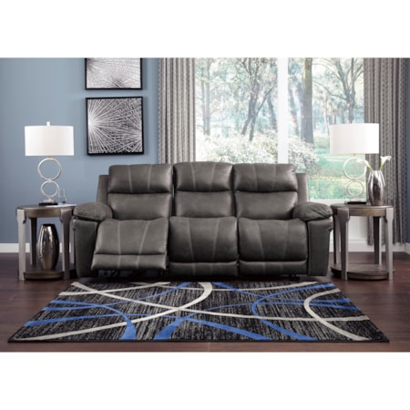 Power Reclining Sofa w/ Power Headrest