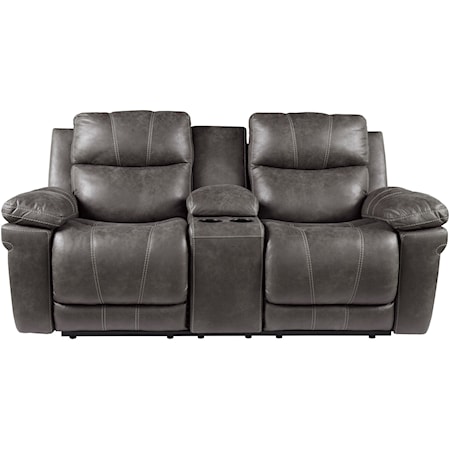 Power Reclining Loveseat with Console