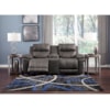 Signature Design by Ashley Erlangen Power Reclining Loveseat with Console