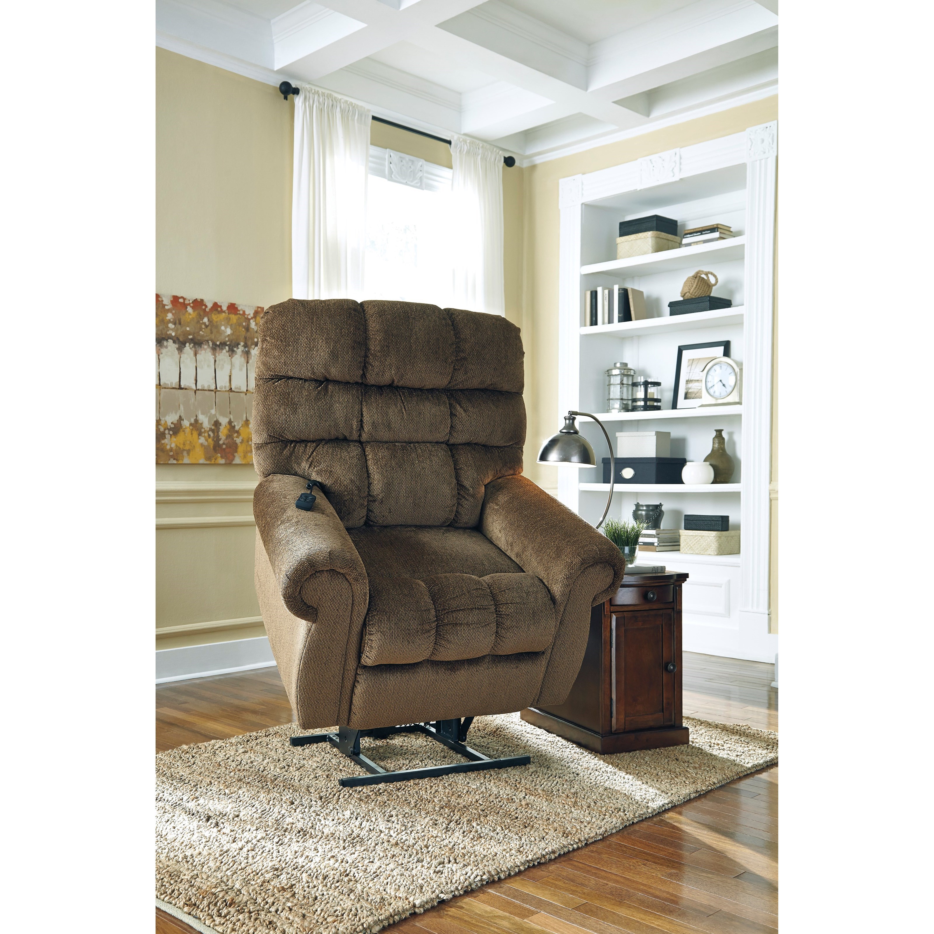 Ashley sales leather recliner