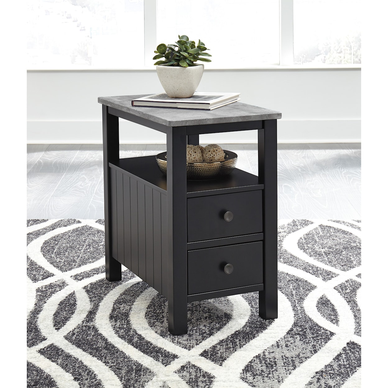Signature Design by Ashley Furniture Ezmonei Chair Side End Table