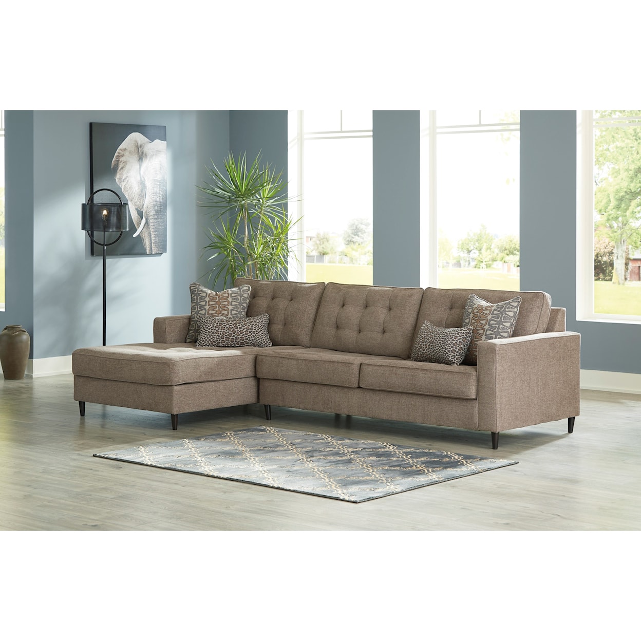 Ashley Furniture Signature Design Flintshire 3 Seat Sectional Sofa