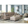 Signature Design Flintshire 3 Seat Sectional Sofa w/ RAF Chaise