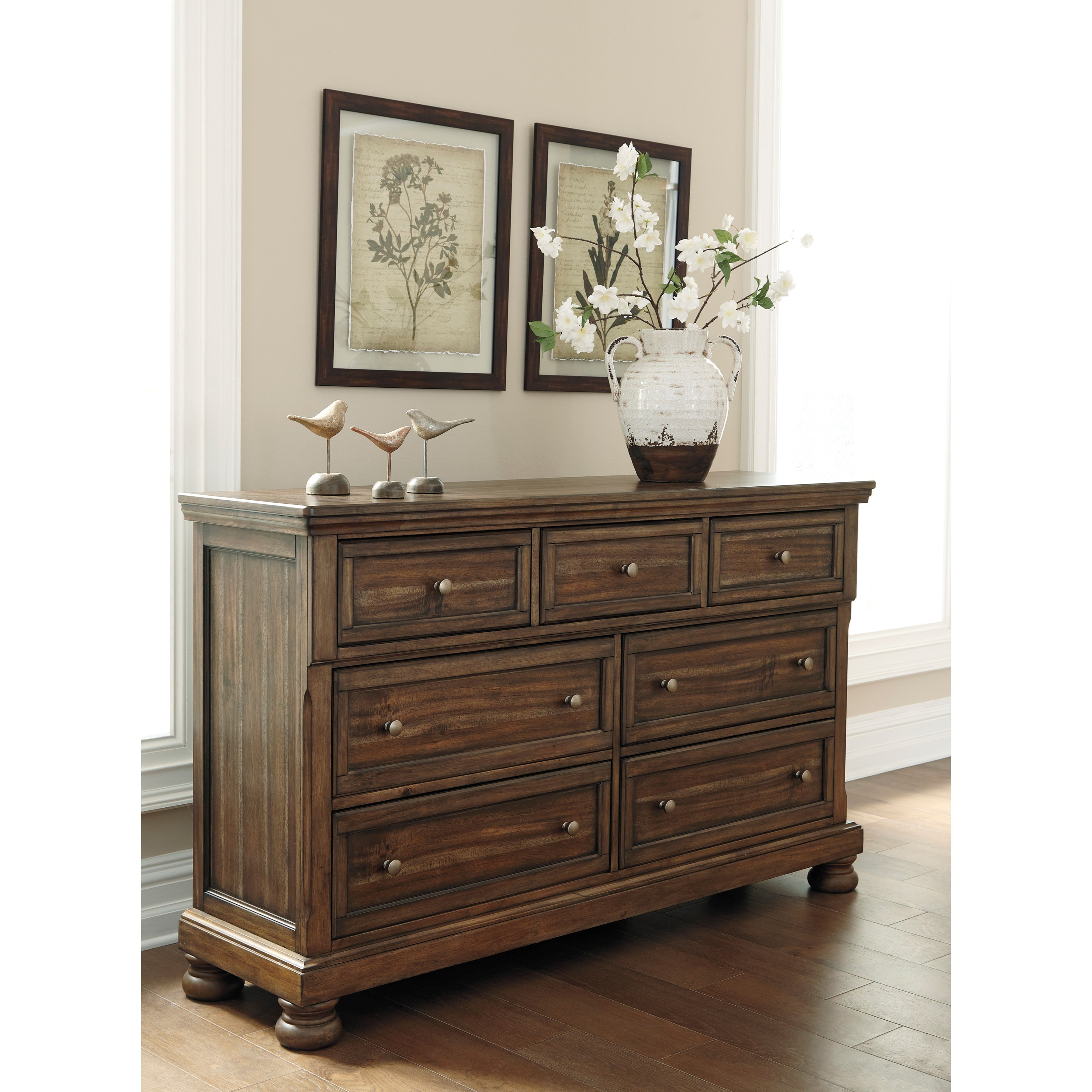 Signature Design by Ashley Flynnter Dresser with Hidden FeltLined