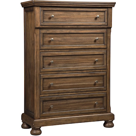 5-Drawer Chest with Dovetailed Drawers