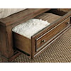 Signature Design by Ashley Flynnter California King Sleigh Storage Bed