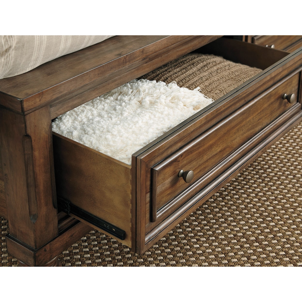 Ashley Furniture Signature Design Flynnter Queen Sleigh Storage Bed
