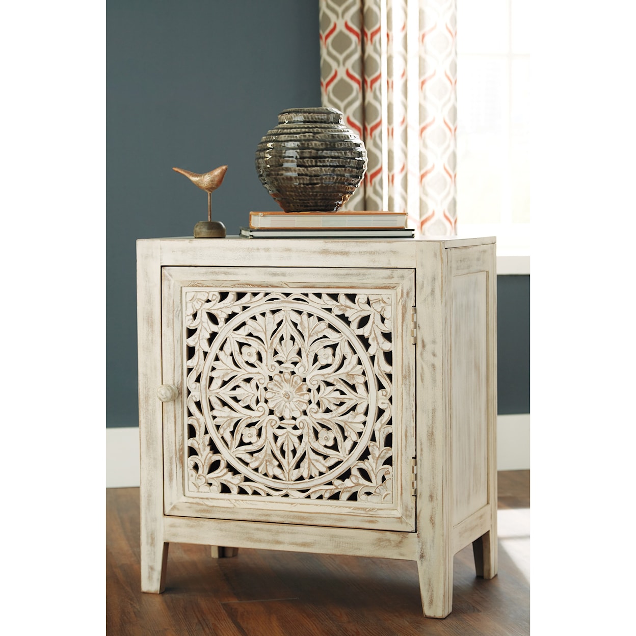 Signature Design by Ashley Fossil Ridge Accent Cabinet