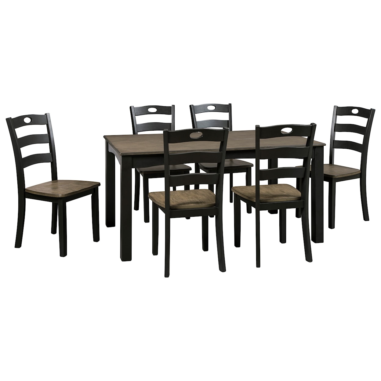 Signature Design by Ashley Froshburg 7-Piece Dining Room Table Set