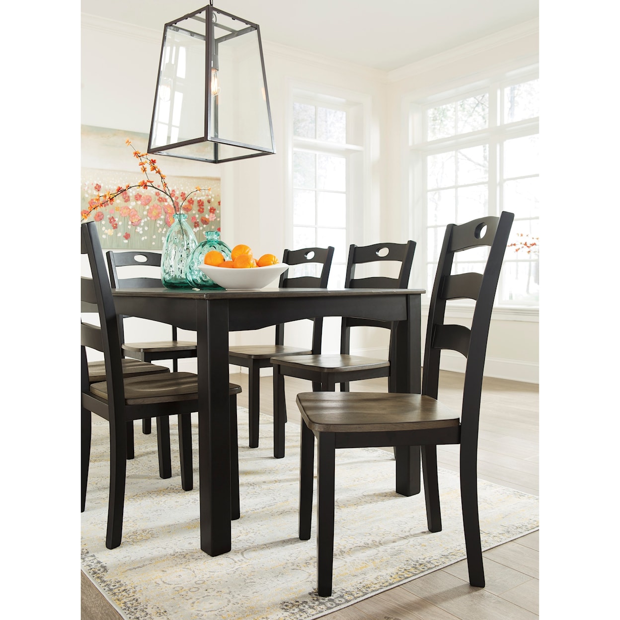 Signature Design by Ashley Froshburg 7-Piece Dining Room Table Set