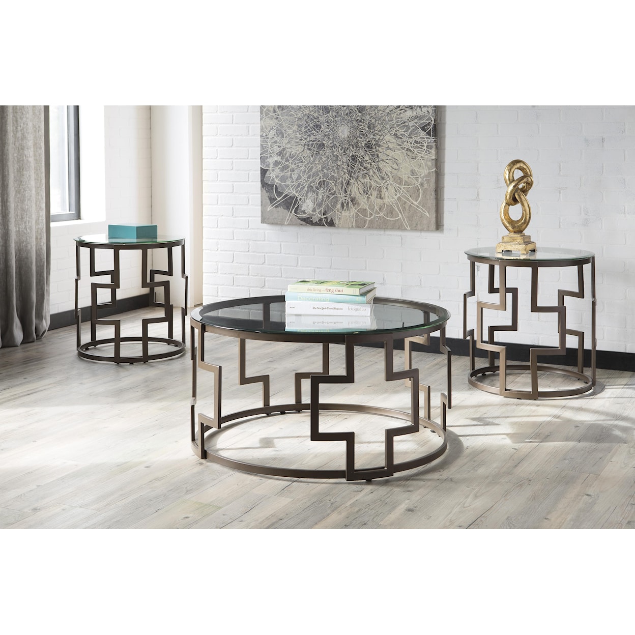 Belfort Select Frostine Occasional Table Set