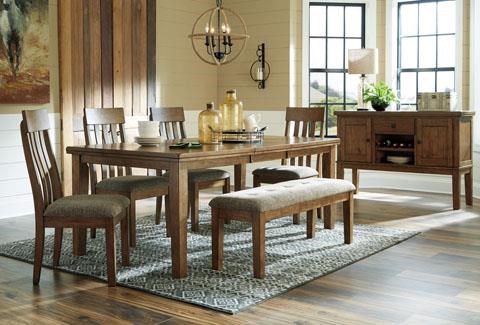 Ashley Table Sets Hyndell 7 Piece Dining Set D731 35 D731 01 6 Ashley