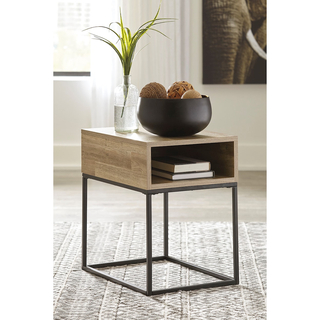 Signature Design by Ashley Gerdanet Rectangular End Table