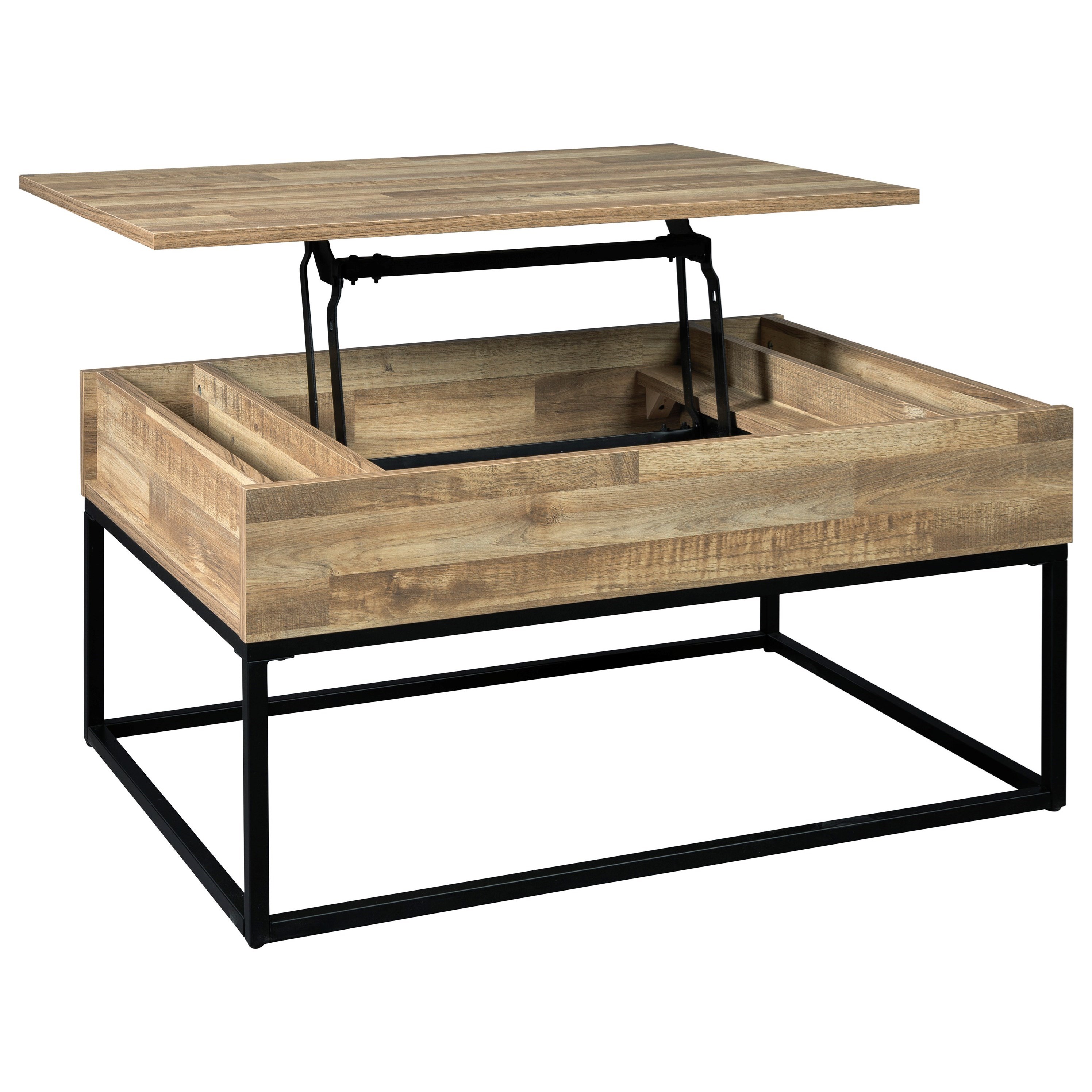 Ashley Signature Design T1509 Industrial Lift Top Cocktail