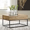 Ashley Furniture Signature Design Gerdanet Lift Top Cocktail Table