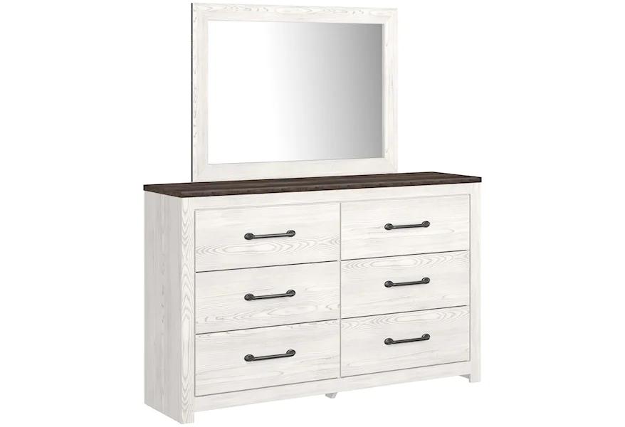 Gerridan Dresser & Bedroom Mirror by Signature Design by Ashley Furniture at Sam's Appliance & Furniture