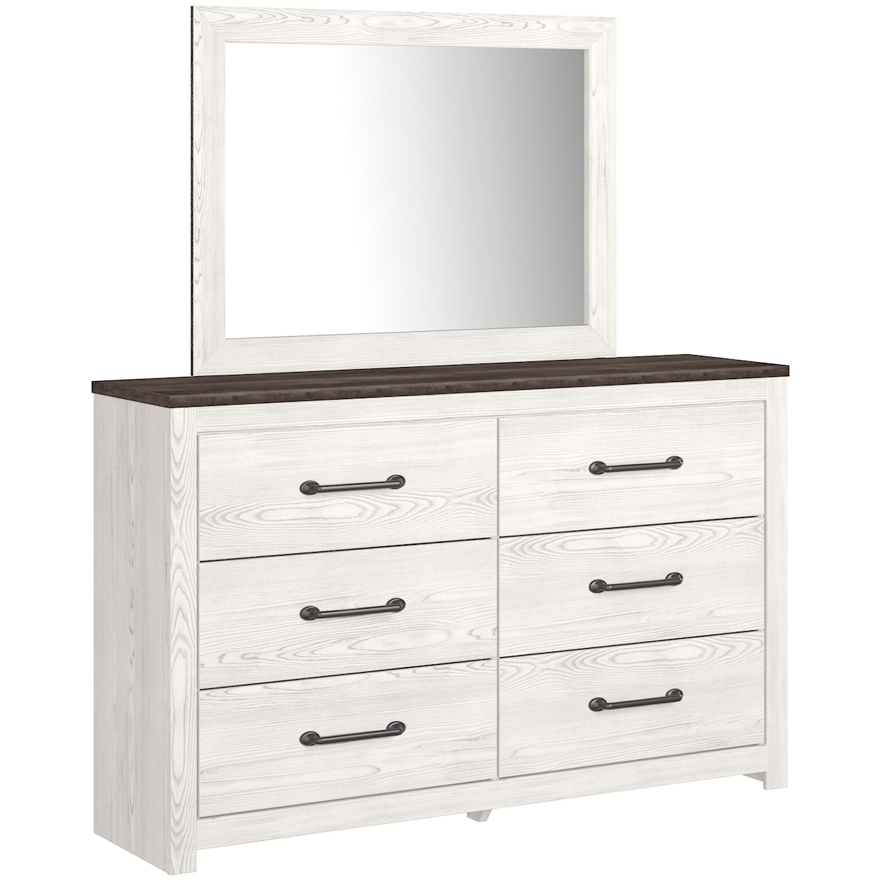 Ashley Furniture Signature Design Gerridan Dresser & Bedroom Mirror