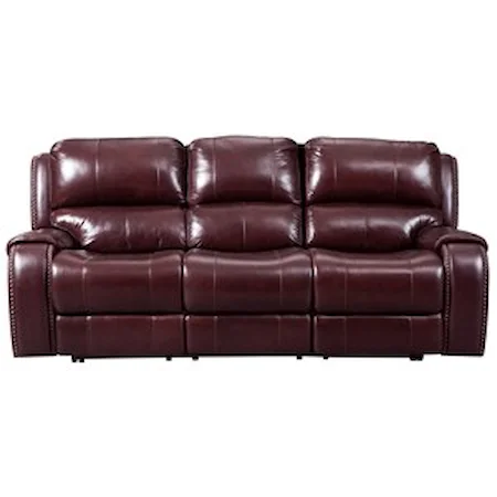 Power Reclining Sofa w/ Adjustable Headrest