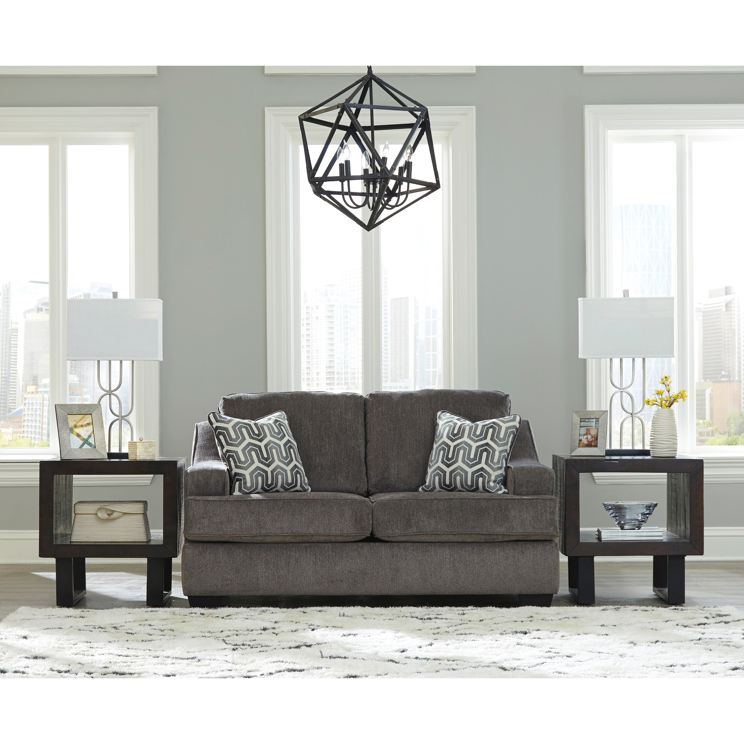 Ashley Furniture Signature Design Gilmer 6560335 Contemporary Loveseat