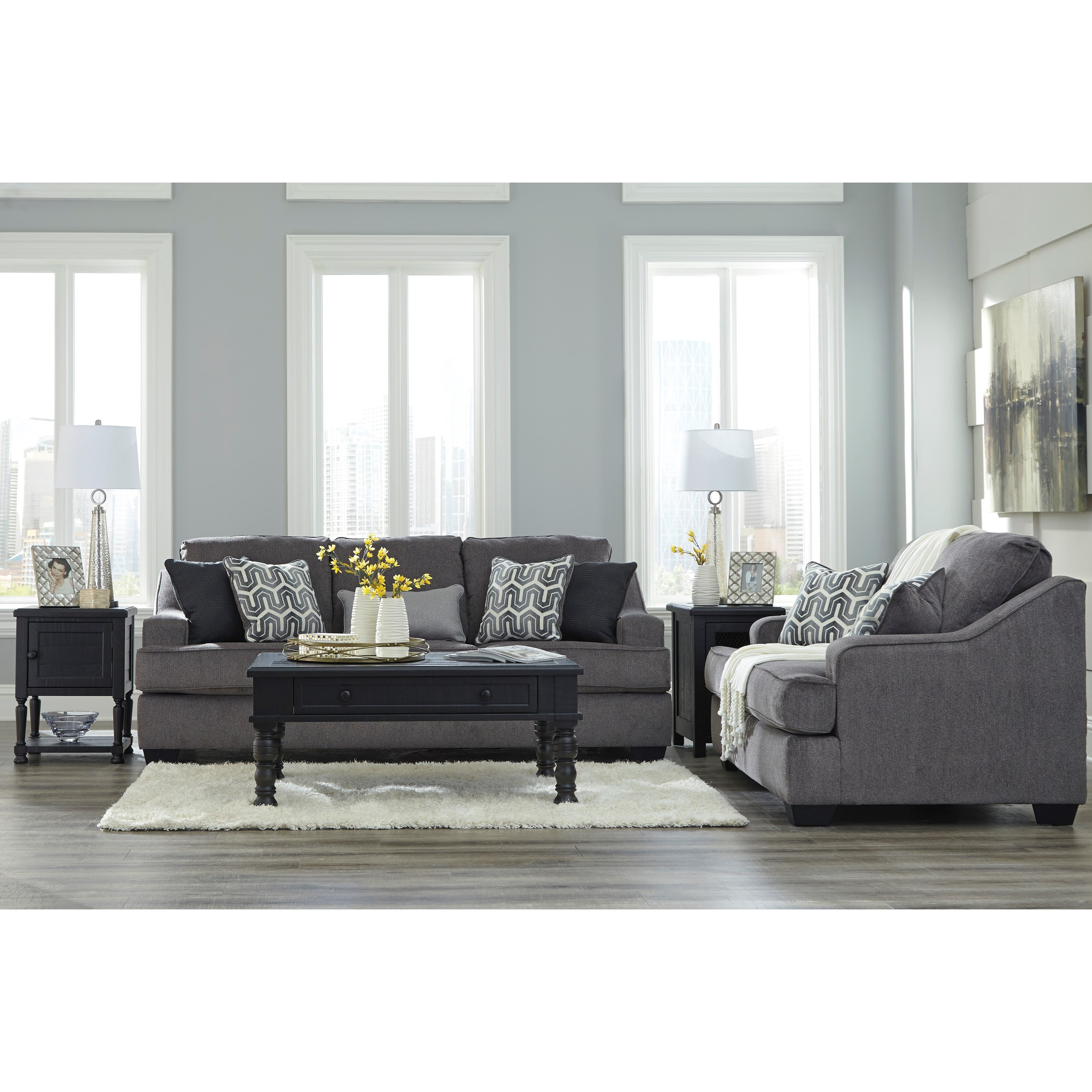 Ashley Furniture Signature Design Gilmer 6560335 Contemporary Loveseat