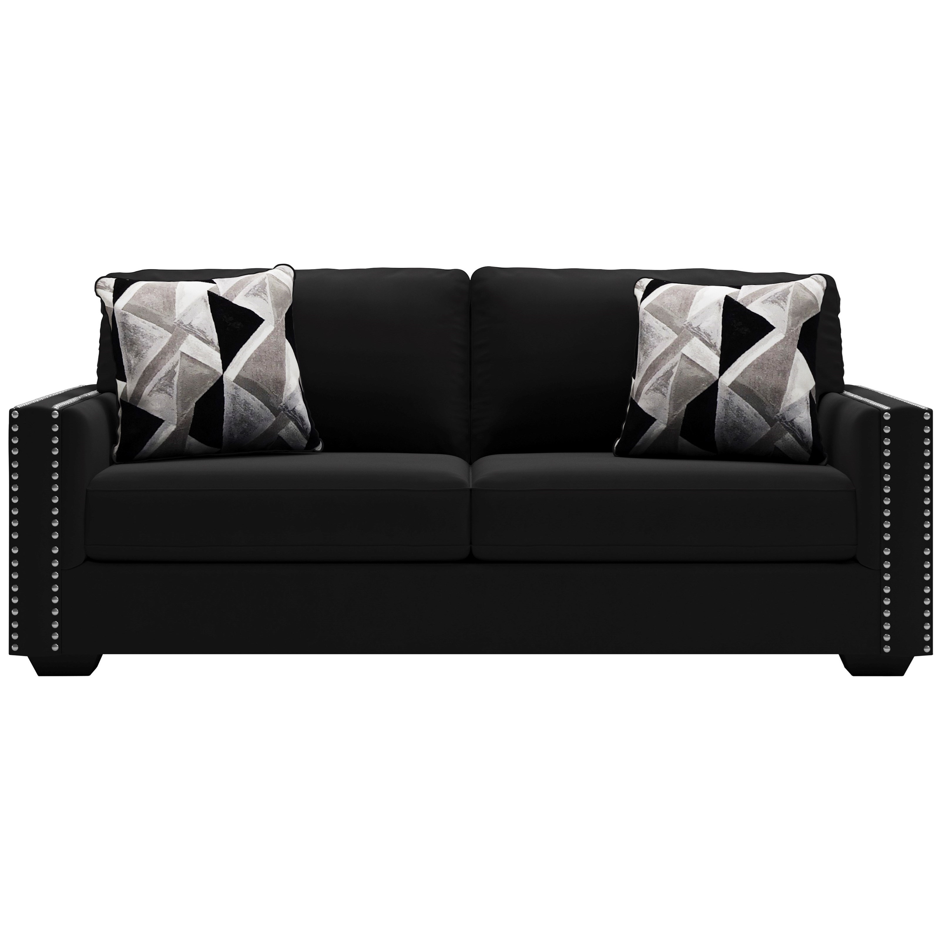 Signature Design by Ashley Gleston Glam Sofa with Nailhead Trim A1