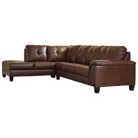 Contemporary 2 Piece Sectional with Chaise