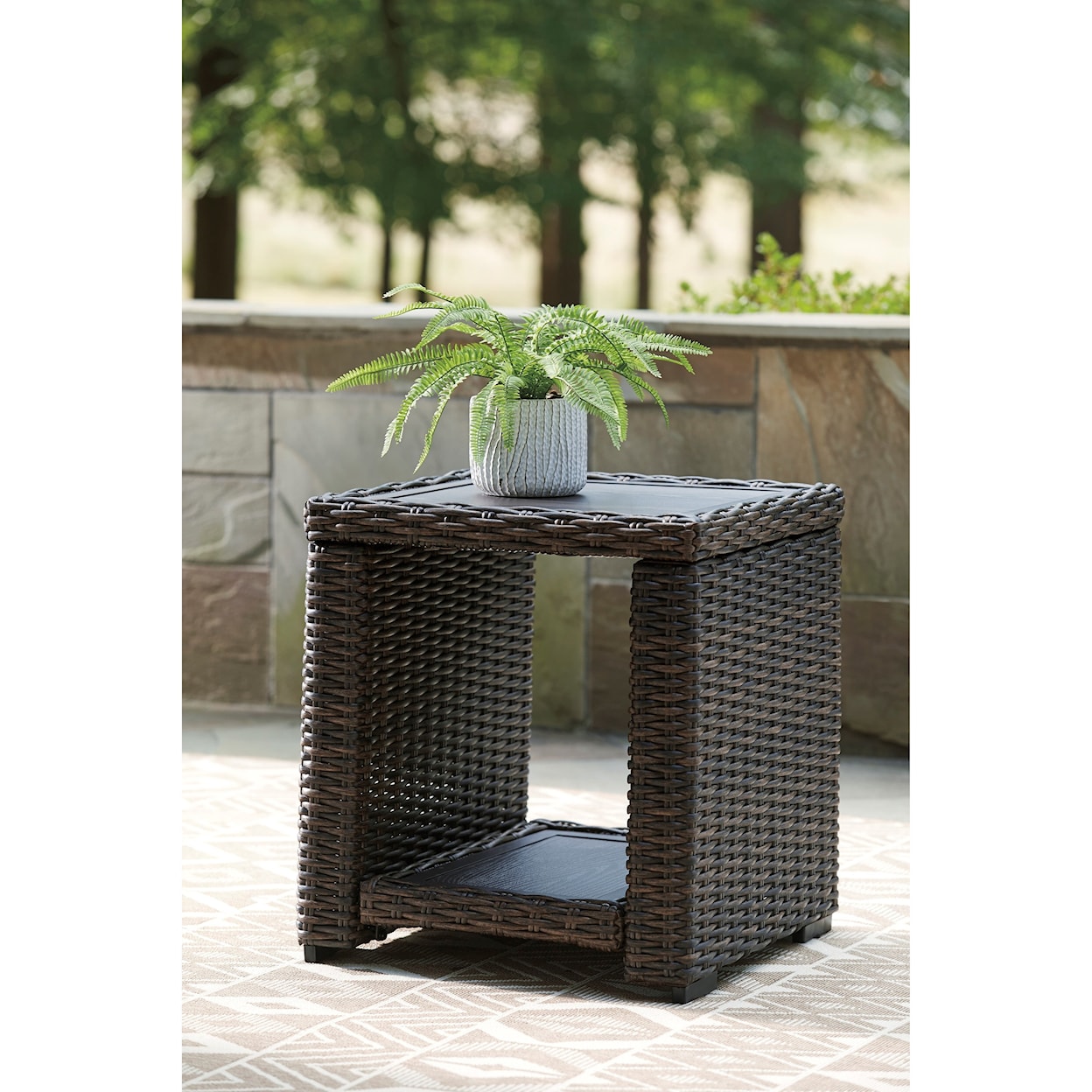 Signature Design by Ashley Grasson Lane Square End Table