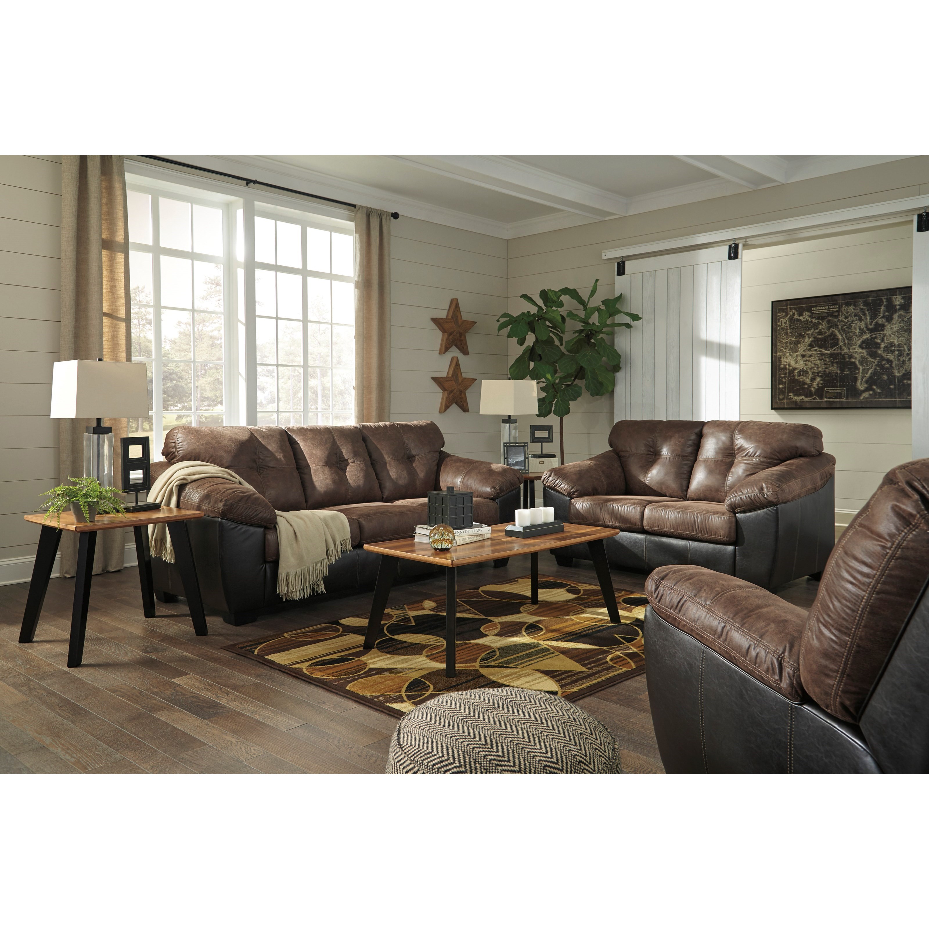 Signature Design by Ashley Gregale 9160325 Two Tone Faux Leather