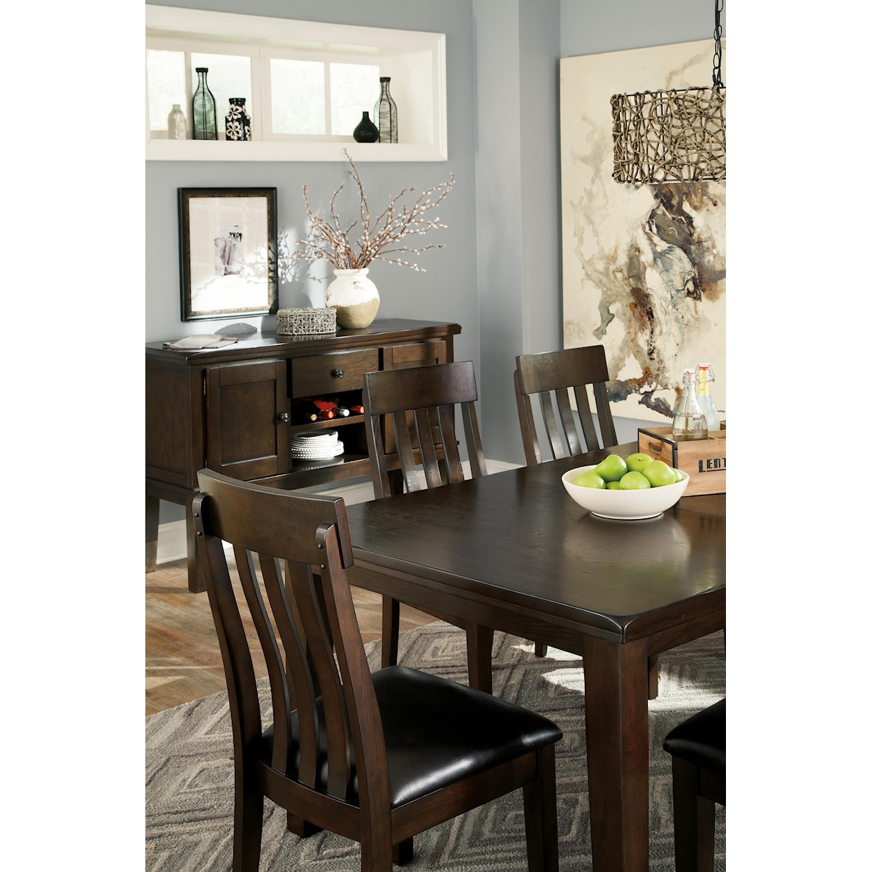 Signature Design by Ashley Haddigan Extending Dining Room Table