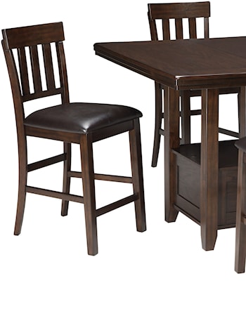 5-Piece Dining Room Counter Ext Table Set