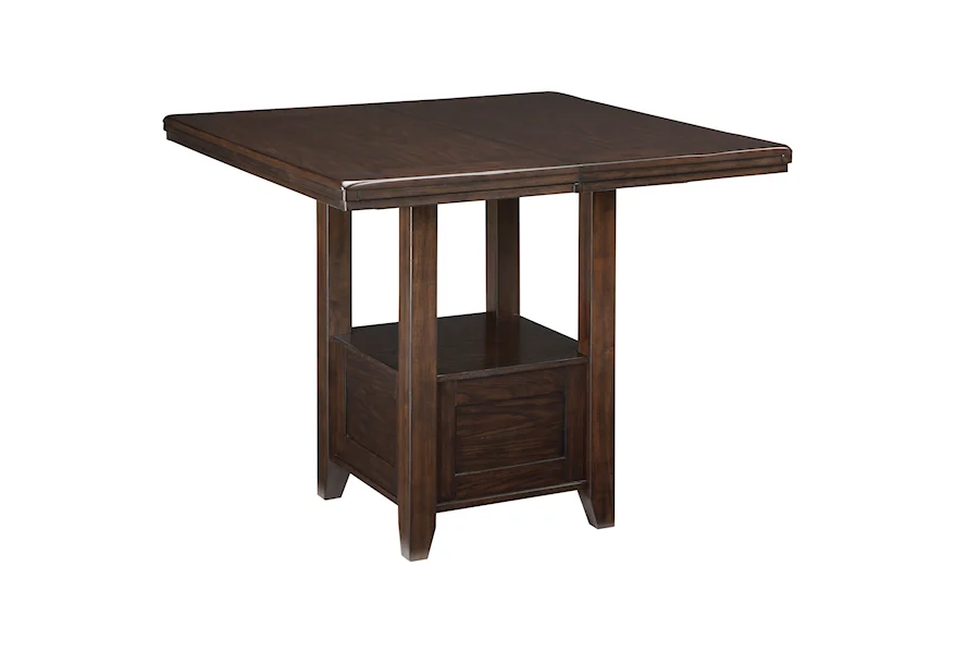Haddigan Rectangular Dining Room Counter Ext. Table by Signature Design by Ashley at Beck's Furniture