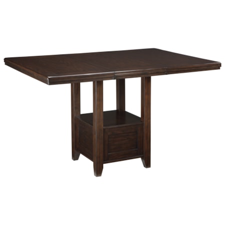 Rectangular Dining Room Counter Ext. Table