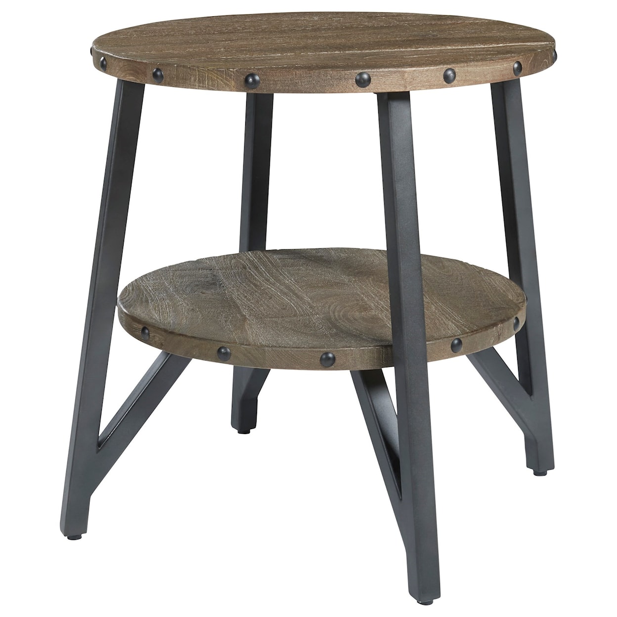 Signature Design by Ashley Haffenburg Round End Table