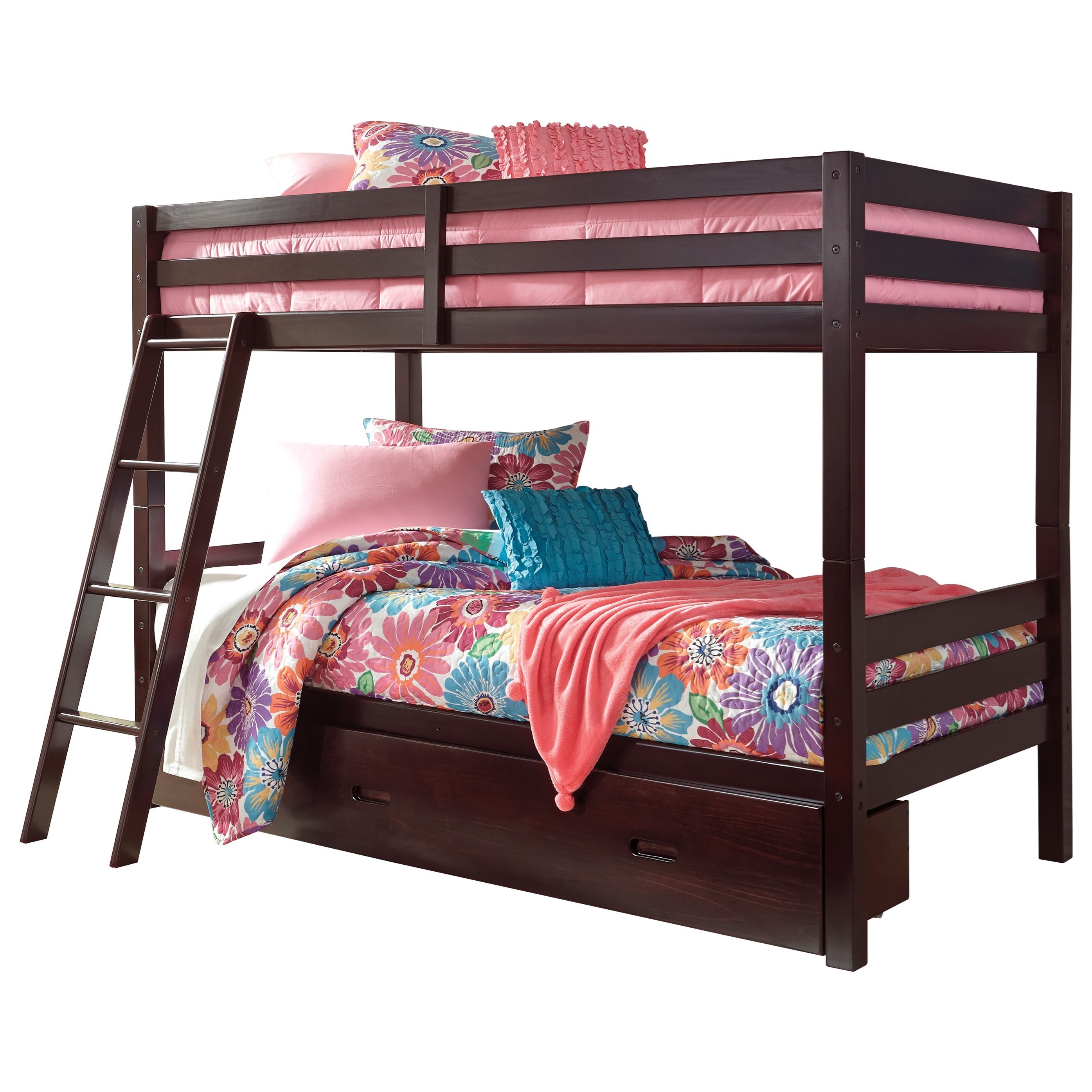 Signature Design by Ashley Halanton B328YB2 Solid Pine Twin/Twin Bunk