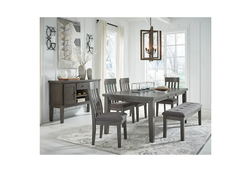 Hallanden Dining Room Group by Signature Design by Ashley at VanDrie Home Furnishings